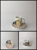 TAZZINA da caffe – TRAMONTO MATTINO ROSA - Mentelocale