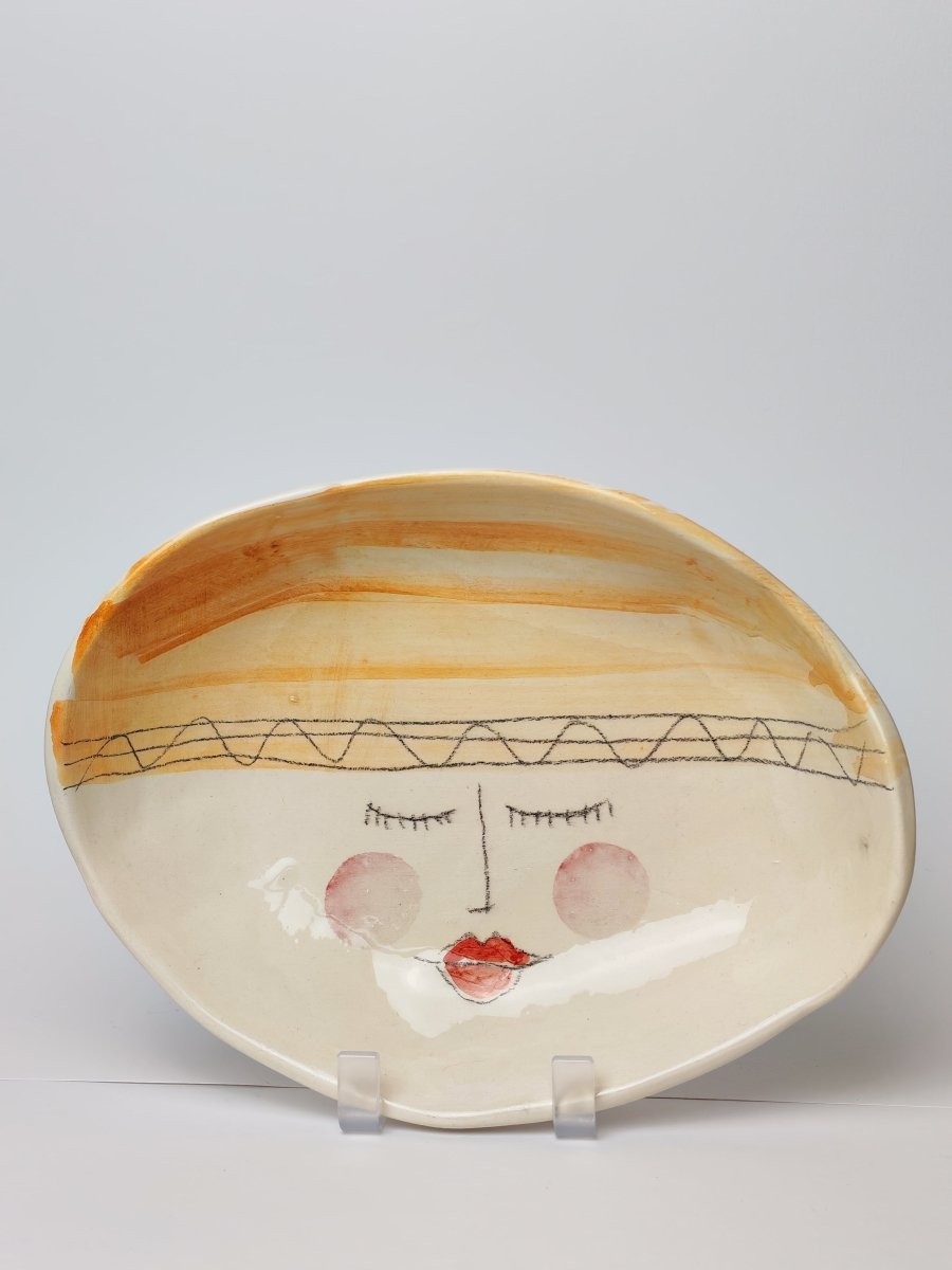 CIOTOLE DECORO FACCINA-giallo miele cotto - Mentelocale