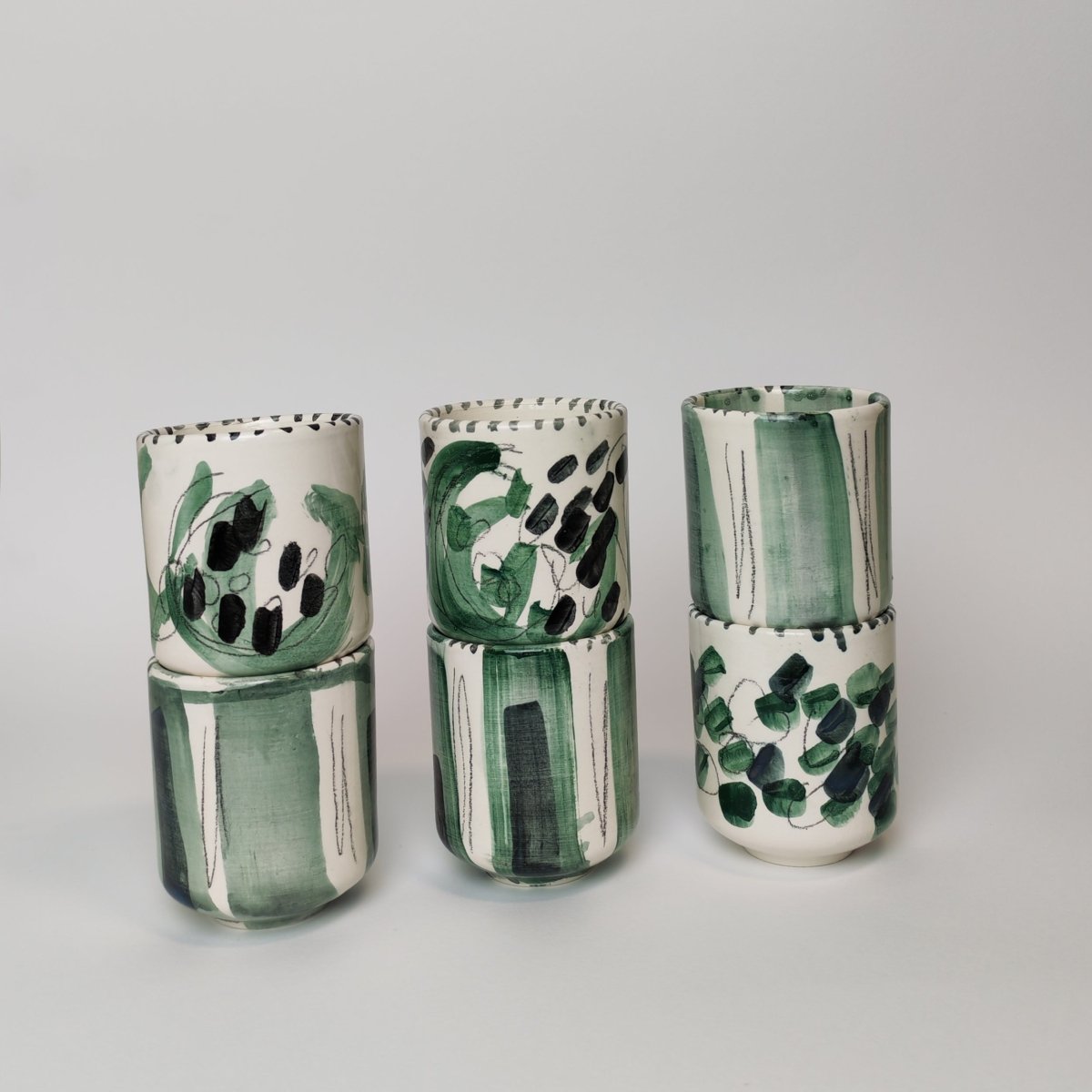 BICCHIERE ACQUA – LEGNO AGAPANTHUS VERDI CIPRESSO COMPLESSI - Mentelocale