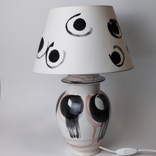 ABAT JOUR DA TAVOLO DECORAZIONE POIS COLATO - Mentelocale
