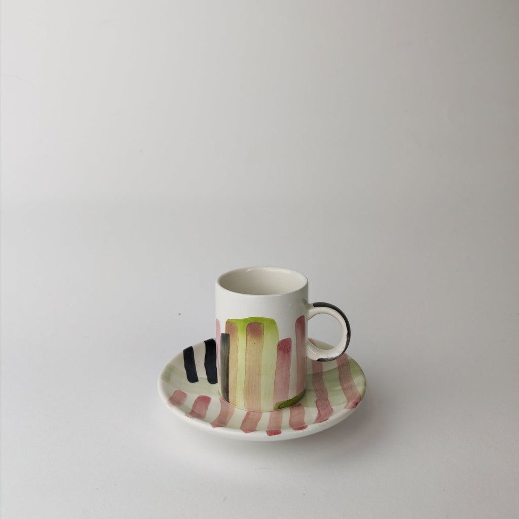 TAZZINA da caffe – TRAMONTO MATTINO ROSA - Mentelocale