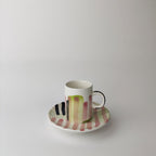 TAZZINA da caffe – TRAMONTO MATTINO ROSA - Mentelocale
