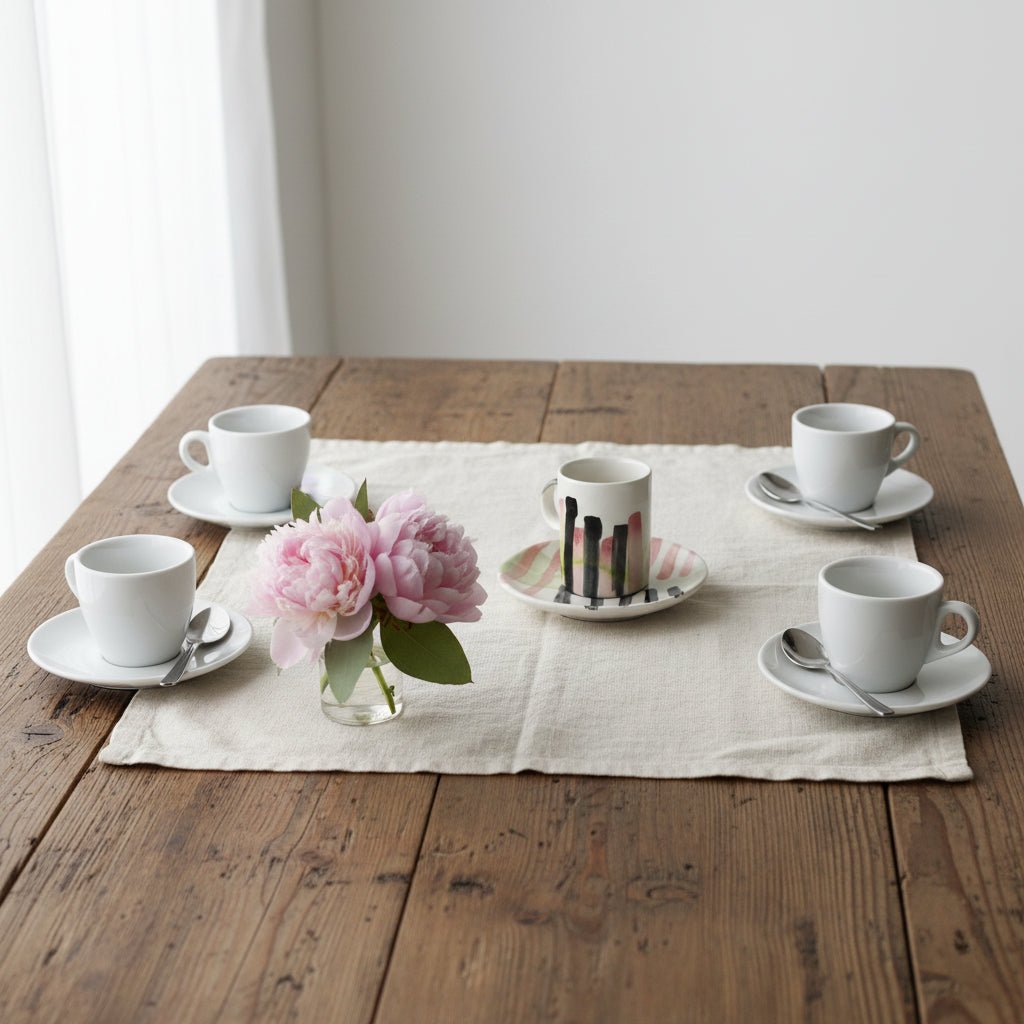 TAZZINA da caffe – TRAMONTO MATTINO ROSA - Mentelocale